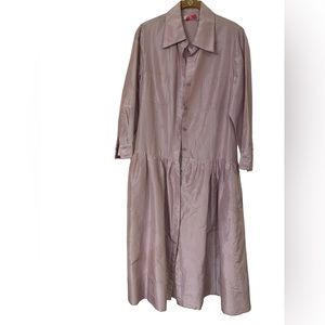 RICKIE Freeman Teri Jon Lavender silk dress 14